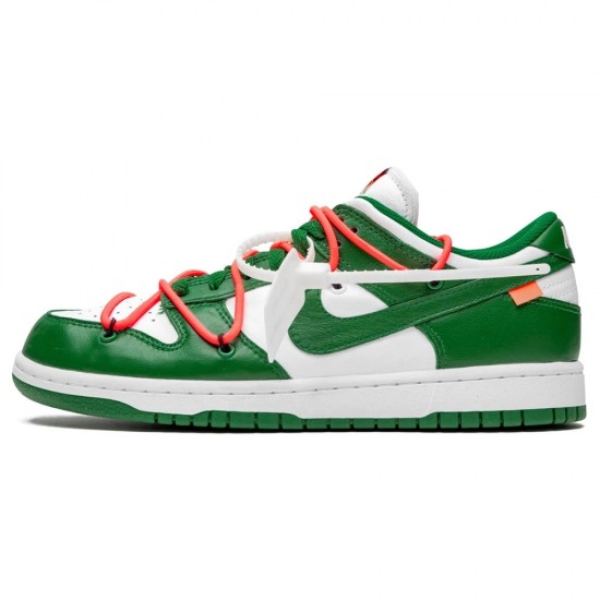 OFF-WHITE X Nike Dunk Low 'Pine Green'